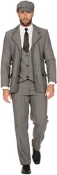 Peaky Blinders Colbert Grijs Luxe - Jaren 20