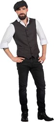 Peaky Blinders Vest Bruin-Zwart met Pet - Jaren 20