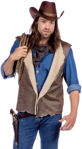Cowboy Vest Authentic Western Manco