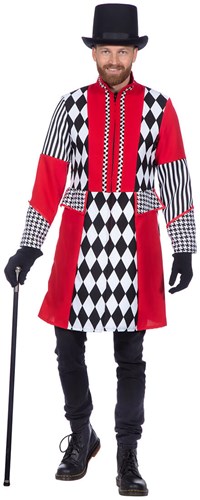 Carnavalsjas Heren Rood-Wit-Zwart