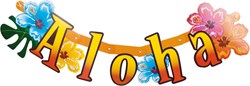 Letter Banner Aloha (83cm) 