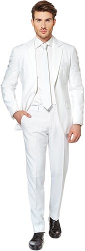 Herenkostuum OppoSuits White Knight 