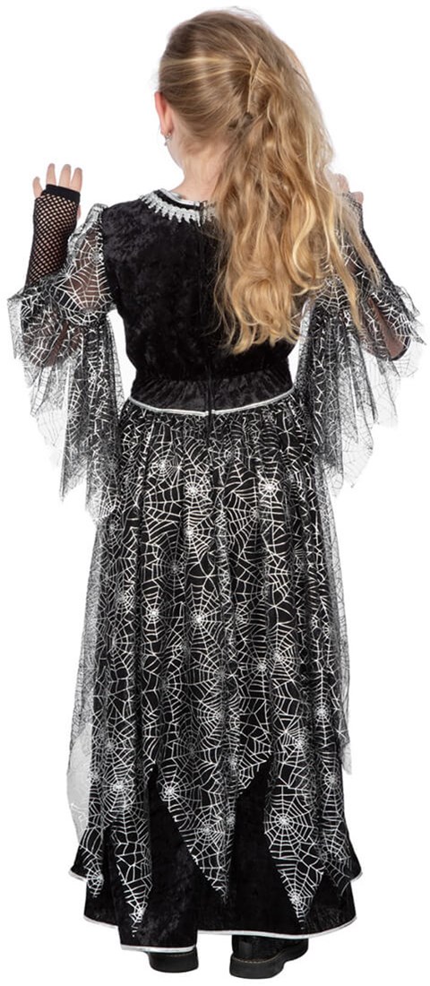 Spooktacular Creations Zwarte gotische vintage jurk voor dames