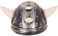 Viking Helm Zilver met Hoorntjes