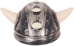Viking Helm Zilver met Hoorntjes