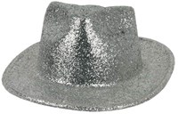 Hoed Borsalino Glitter Zilver