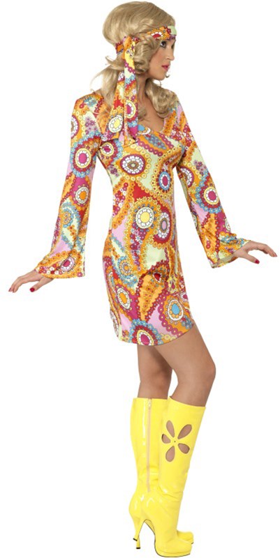 Hippie Jurkje Clementine voor dames (zijkant)