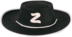 Hoed Zorro Vilt Zwart