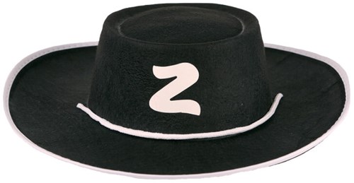 Hoed Zorro Vilt Zwart