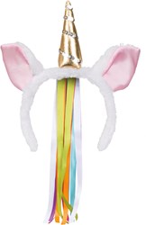 Diadeem Eenhoorn met Sliertjes (Unicorn) 