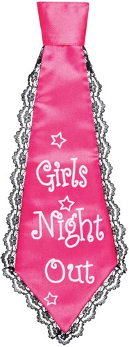 Stropdas Girls Night Out Pink 