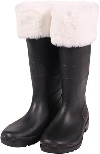 Kerstman Laarzen Luxe met Bont