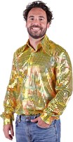 Heren Disco Blouse Yellow Rainbow (2)