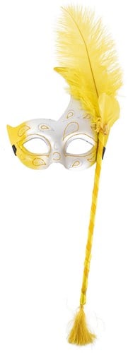 Oogmasker op Stok Geel