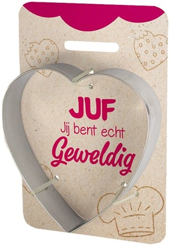Koekvormpje Juf