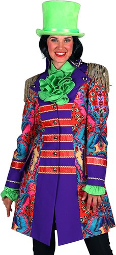 Carnavalsjas Dames Playfull Purple