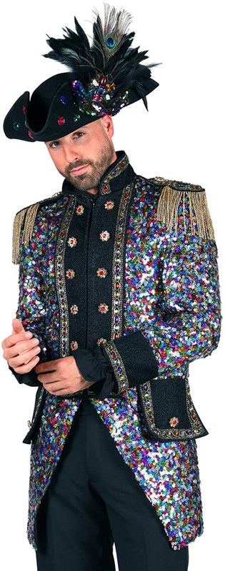 Heren Carnavalsjas Sequinmaster Luxe (1)