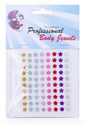 Body Jewel Bloemetjes 6mm Assorti Kleur 80st.