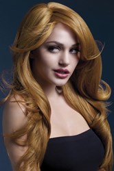 Fever Pruik Nicole Luxe Rood/Bruin
