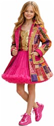 Carnavalsjas Kind Spring Fair Patchwork Pink
