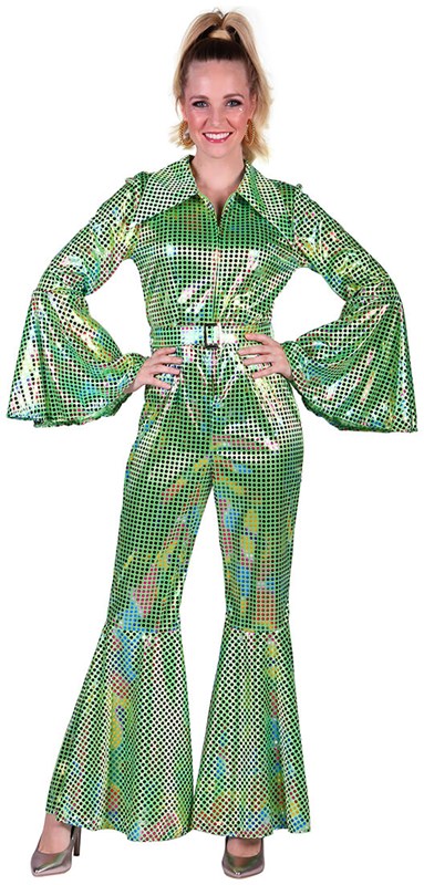 Disco Jumpsuit Green Rainbow (2)