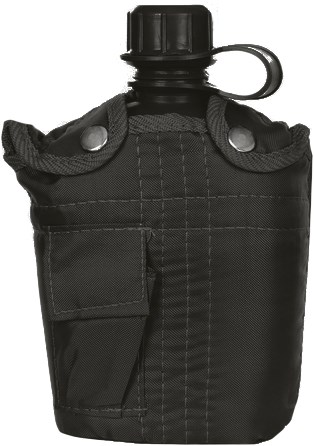 Veldfles Luxe Zwart