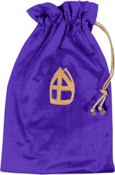Strooizak Zwarte Piet Luxe Paars