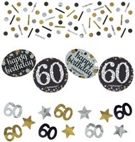 Confetti 60 Sparkling Celebrations Silver & Gold