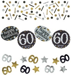 Confetti 60 Sparkling Celebrations Silver & Gold