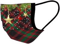 Mondkapje Christmas Stars (zijkant)
