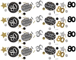 Confetti 80 Sparkling Celebrations Silver & Gold