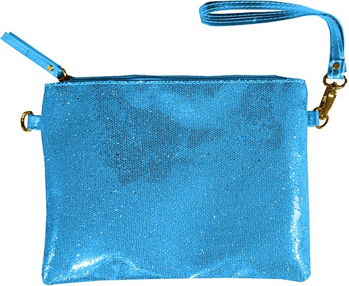 Tasje Glitter & Glamour Turquoise
