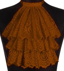 Jabot Klassiek Kant Bruin