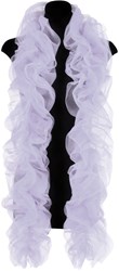 Boa Organza Luxe Wit - 175cm
