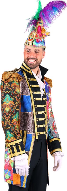 Heren Carnavalsjas Patchwork Mix-it Up (2)