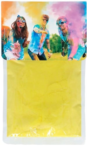 Holi Festival Kleurpoeder Geel - 70gr
