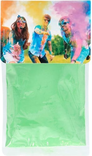 Holi Festival Kleurpoeder Groen - 70gr