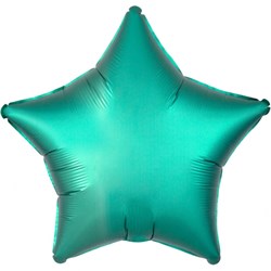 Folieballon Mat Metallic Ster Groen