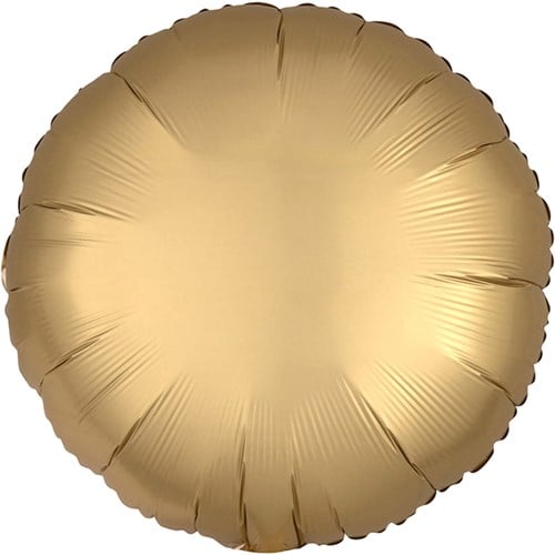 Folieballon Mat Metallic Rond Goud