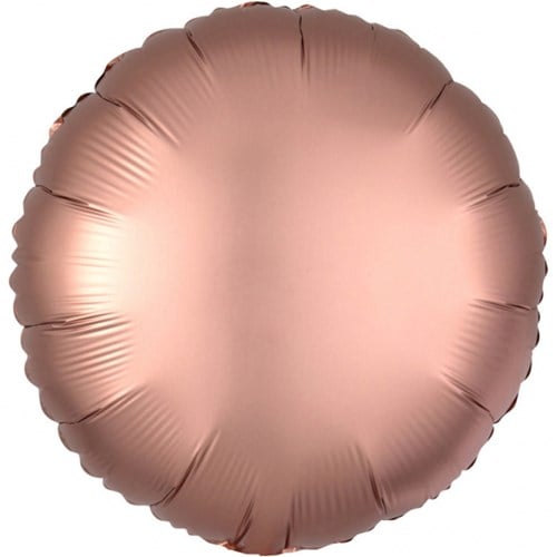 Folieballon Mat Metallic Rond Koper