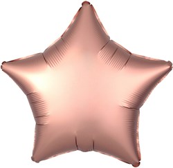 Folieballon Mat Metallic Ster Koper