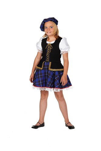 Schots Meisje Blauw