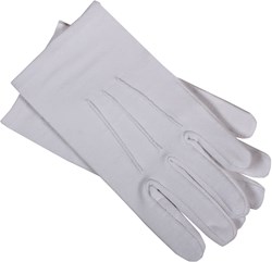 Witte Handschoenen Luxe (Topkwaliteit)