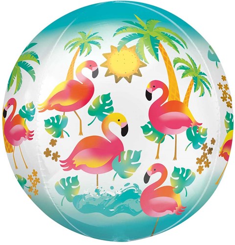 Orbz Ballon Flamingo's (38x40cm)