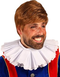 Pieten Pruik Pietro Lichtbruin