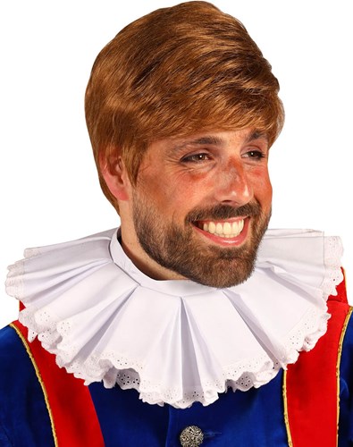 Pieten Pruik Pietro Lichtbruin