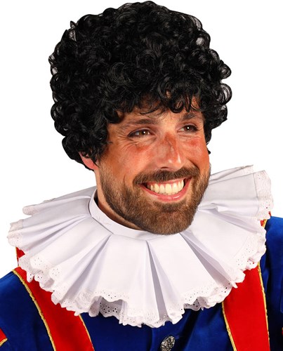 Pieten Pruik Petros Zwart