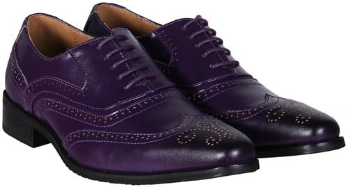 Heren Schoenen Paars Luxe