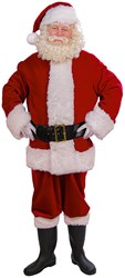 Kerstman Pak Fluweel Luxe