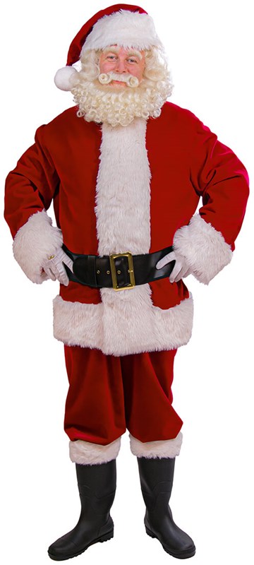 Kerstman Pak Fluweel Luxe